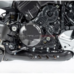 Carbon exhaust manifold cover on the right side - Ducati Diavel V4
