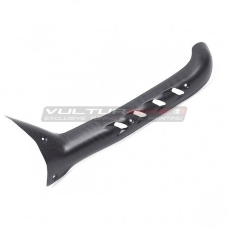 Carbon fiber right side exhaust manifold cover - Ducati Diavel V4