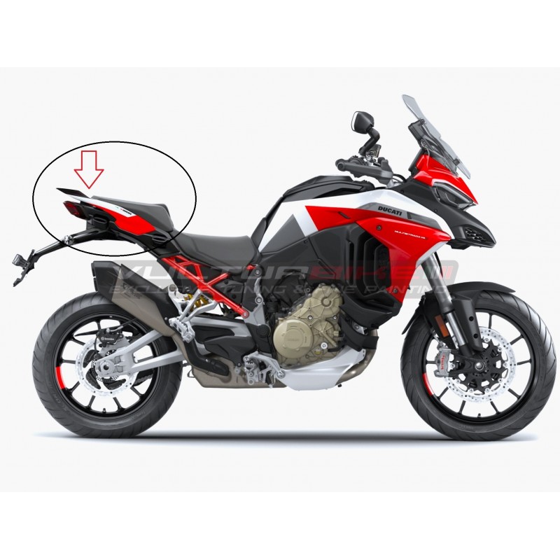 Tail with handle "RS version" for Ducati Multistrada V4S Sport