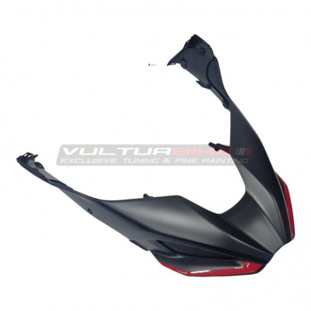 Convoyeur complet de boîte à air personnalisé avec couvercle en carbone intégré pour Ducati Multistrada V4 Rally