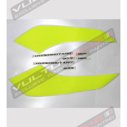 Customizable stickers for backsides - Ducati Hypermotard 821/939 