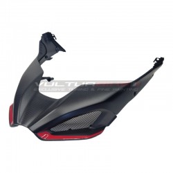 Complete custom airbox conveyor with integrated carbon cover for Ducati Multistrada V4 Rally