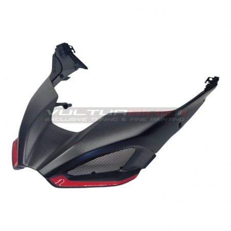 Kompletter Custom-Airbox-Förderer mit integrierter Carbonabdeckung für Ducati Multistrada V4 Rally