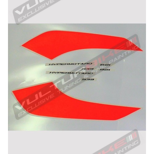 Customizable stickers for backsides - Ducati Hypermotard 821/939 