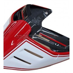 Arrière carbone sportage design rouge/blanc - Ducati Panigale / Streetfighter V4 / V2