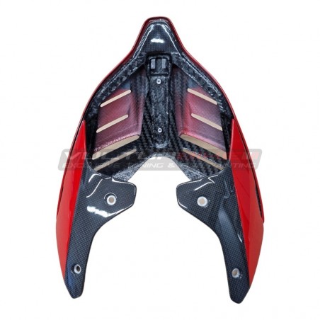 Rot/Weiß Sportage Design Carbon Heck - Ducati Panigale / Streetfighter V4 / V2