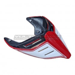 Red/White sportage design carbon tail - Ducati Panigale / Streetfighter V4 / V2