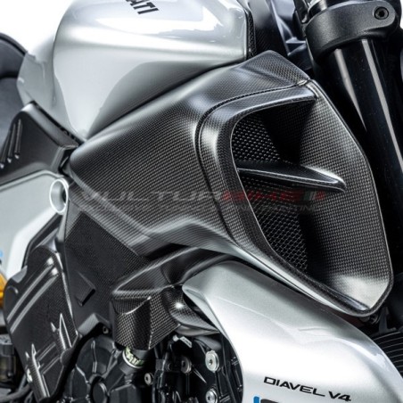 Coppia convogliatori airbox in carbonio - Ducati Diavel V4