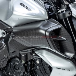 Coppia convogliatori airbox in carbonio - Ducati Diavel V4