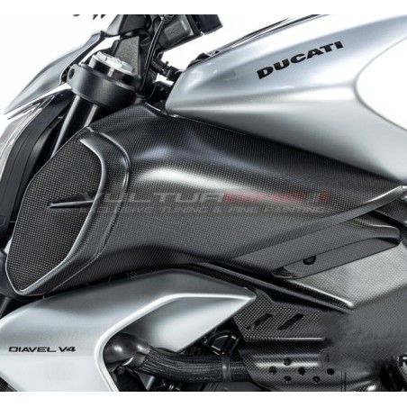 Pair of carbon airbox conveyors - Ducati Diavel V4