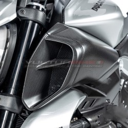 Coppia convogliatori airbox in carbonio - Ducati Diavel V4