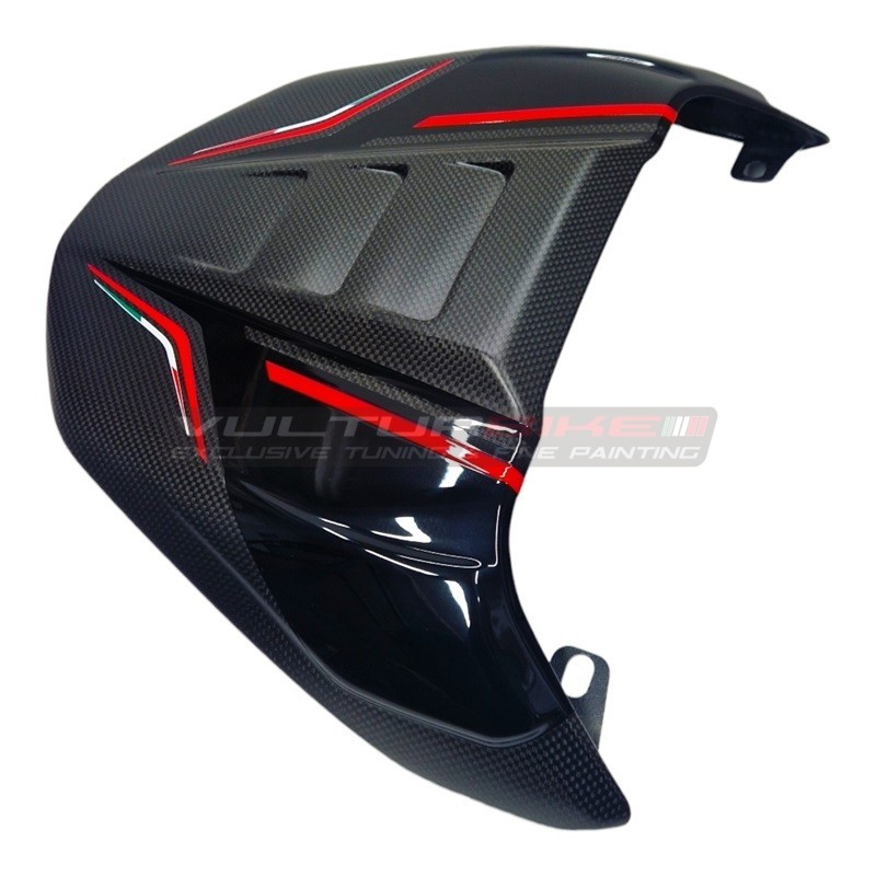 Carbon seat cover with new design - Ducati Diavel V4