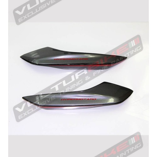 Graphite/Red Sticker Kit - Ducati Hypermotard 821/939 