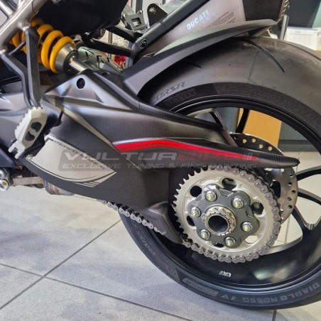 Cubierta de carbono para basculante - Ducati Multistrada V4 Pikes Peak / V4RS