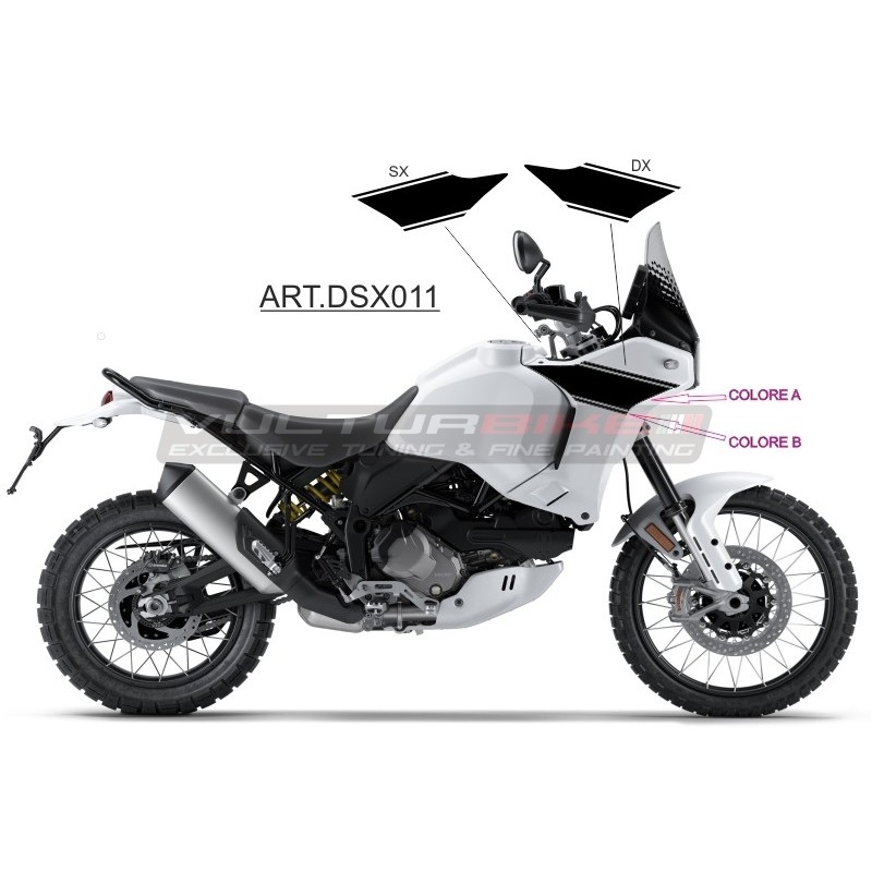 Adesivi per carena anteriore - Ducati DesertX