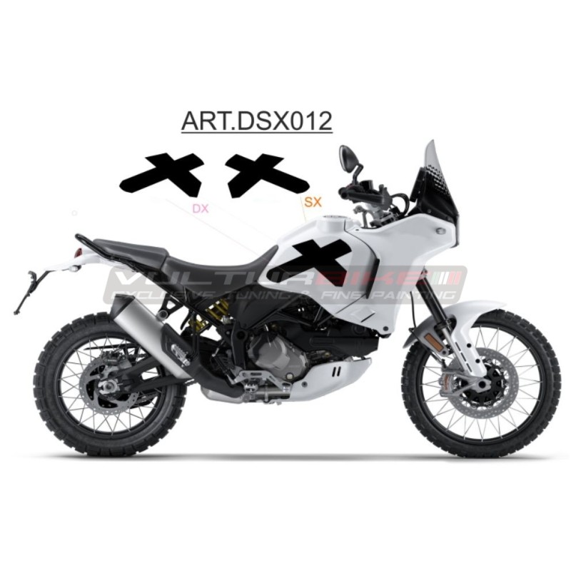 Kit adesivi per fiancate laterali - Ducati DesertX