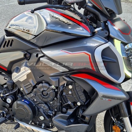 Kit completo de pegatinas con nuevo diseño - Ducati Diavel V4