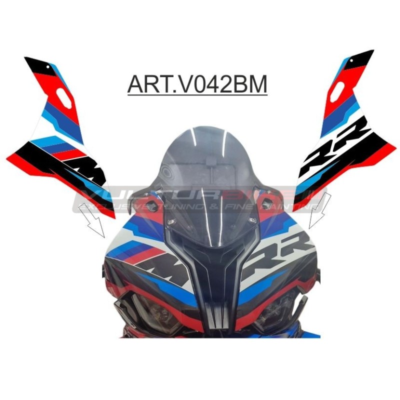 Kit de pegatinas de diseño personalizado para parabrisas - BMW S1000RR