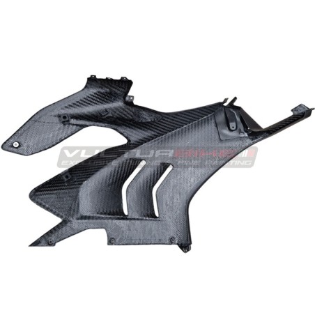 Set de carénages latéraux en fibre de carbone pour PANIGALE V4 DUCATI