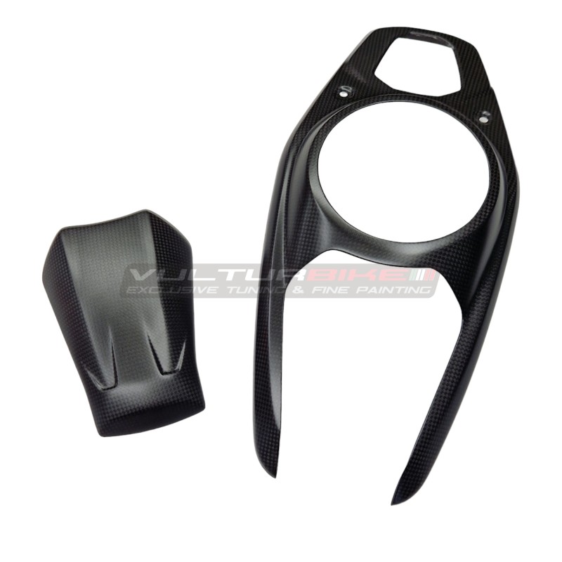 Cover in carbonio per vano portaoggetti con ventola - Ducati Multistrada V4