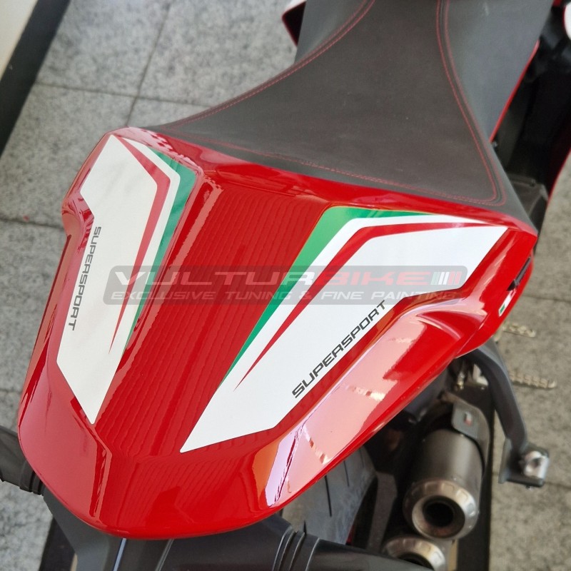 Tricolor sticker kit for pigtail - Ducati Supersport 950 / 950S /939