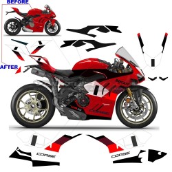 Grafica mix design V4R / V4SP Anniversario - Ducati Panigale V4