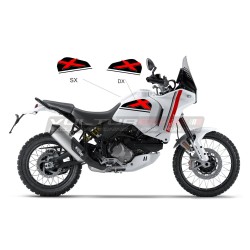 RED X design tank stickers kit - Ducati DesertX