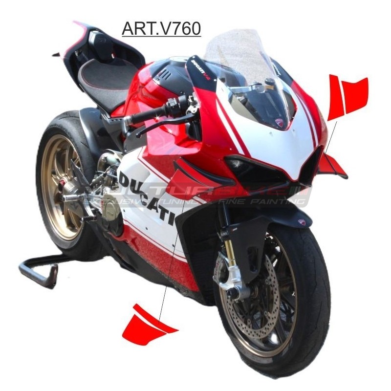 Stickers d’ailerons personnalisables - Ducati Panigale V4