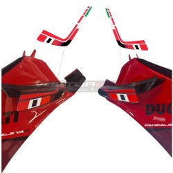 Kit de pegatinas para orejetas número uno - Ducati Panigale V4 / V4S / V4SP