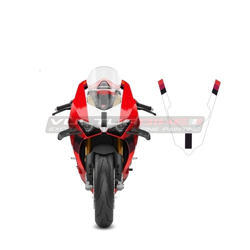 Number sticker for design graphic fairing Ducati Panigale V4R 2023