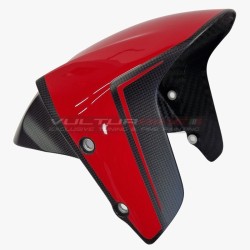 Guardabarros delantero de carbono de diseño rojo - Ducati Diavel V4