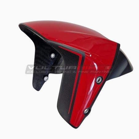 Parafango anteriore in carbonio red design - Ducati Diavel V4 