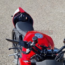 Red/White sportage design carbon tail - Ducati Panigale / Streetfighter V4 / V2