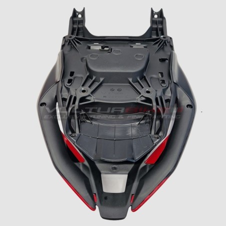 Queue de cochon avec poignée version RS pour Ducati Multistrada V4 / Rallye ROUGE