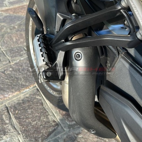 Carbon Hitzeschild für Akrapovic Auspuffkrümmer - Ducati Multistrada V4