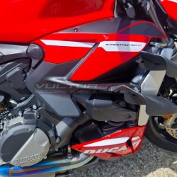 Kit complet d’autocollants de style V4 super léger pour Ducati Streetfighter V2