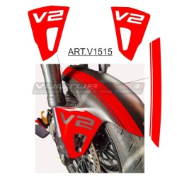 Juego de pegatinas para guardabarros - Ducati Streetfighter V2 y Ducati Panigale V2