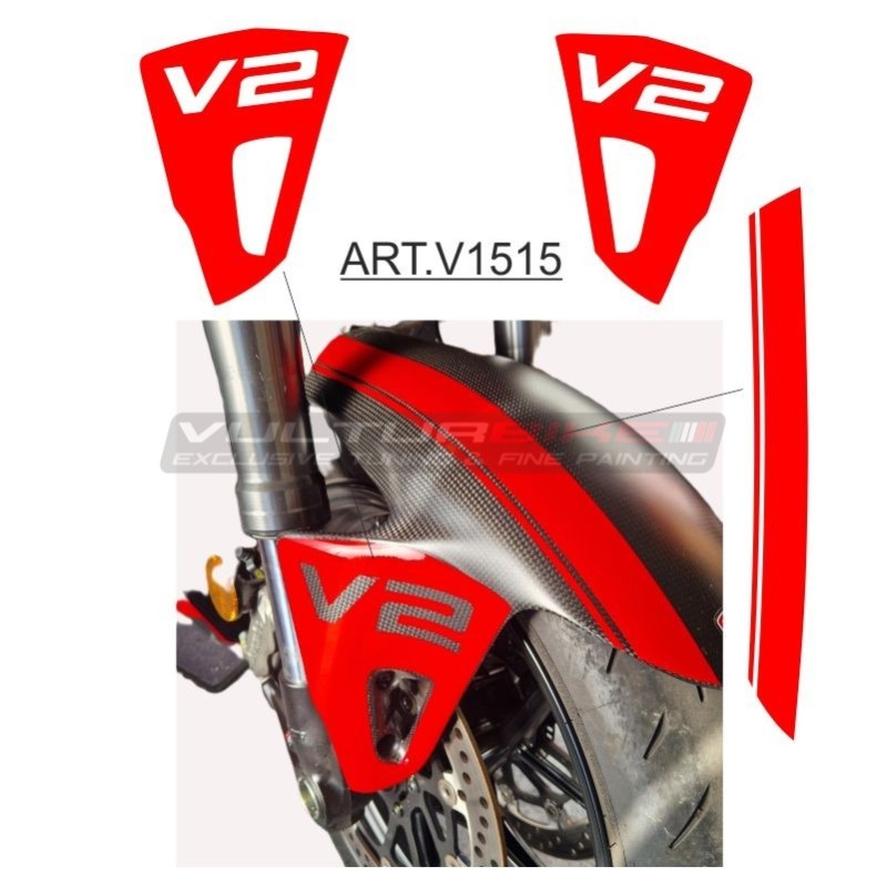 Fender sticker set - Ducati Streetfighter V2 and Ducati Panigale V2