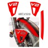 Jeu d’autocollants Fender - Ducati Streetfighter V2 et Ducati Panigale V2