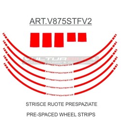 Adhesive profiles for rims - Ducati Streetfighter V2