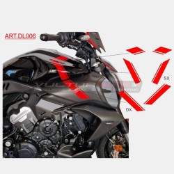 Kit d’autocollants Stripes - Ducati Diavel réservoir V4