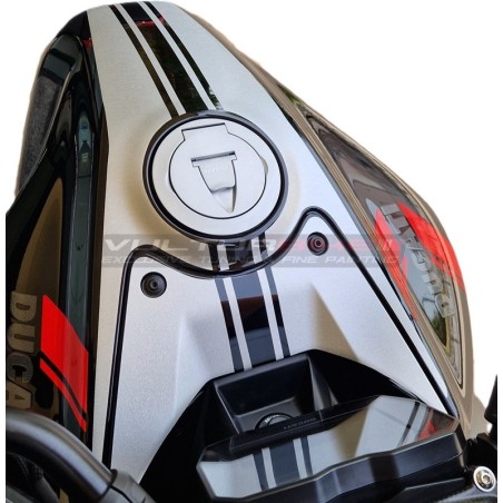 Double band sticker kit for tank - Ducati Diavel V4
