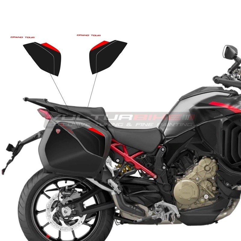 Decalcomanie per cover valigie - Ducati Multistrada V4 Grand Tour