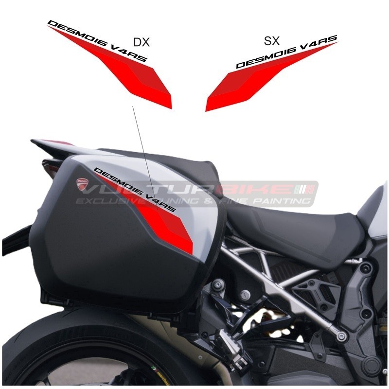 Decalcomanie per cover valigie - Ducati Multistrada V4 RS