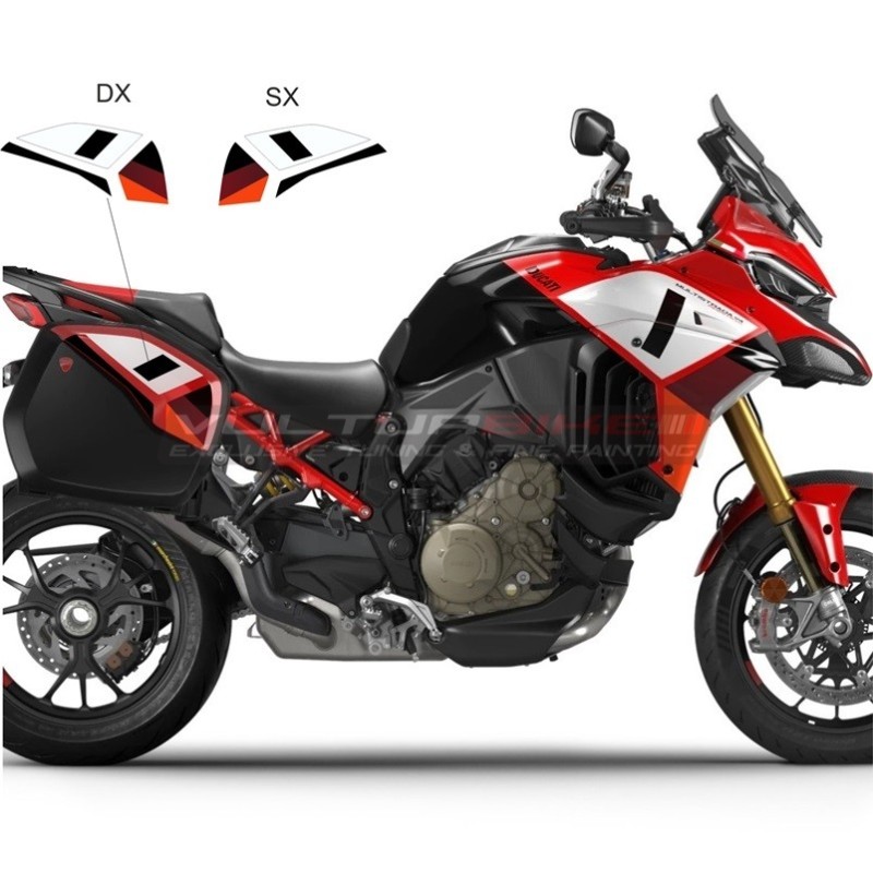 Luggage Cover Decals - Ducati Multistrada V4 Pikes Peak