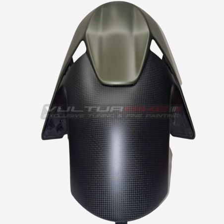 Parafango anteriore carbonio nuova linea personalizzata - Ducati Streetfighter V2 Storm Green
