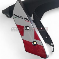 Stickers garde-boue rouge et blanc - Ducati Multistrada Enduro