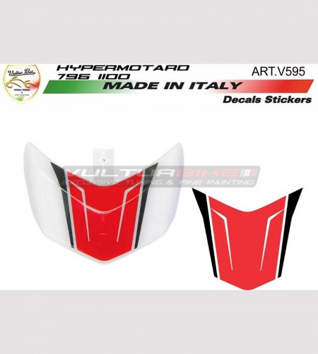 Spoiler's stickers white motorcycle - Ducati Hypermotard 796/1100