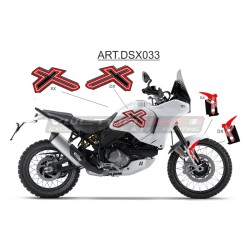 Sticker kit for mudguards and tank sides - Ducati DesertX