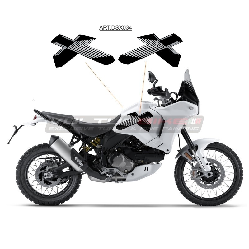 Sticker kit for side fairings - Ducati DesertX